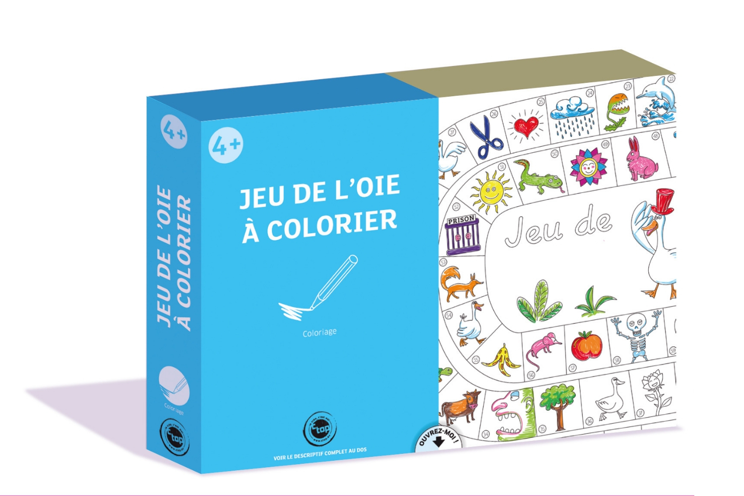 Jeux de l'oie à colorier